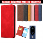 Magnetic Book Cover Case for Samsung A10S SM-A107F Card Wallet Leather Slim Fit Look